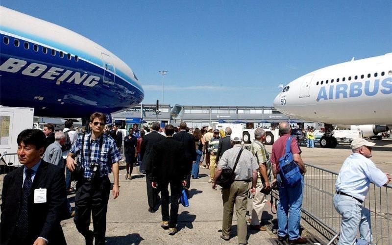 Boeing 777 und Airbus A340: Laut WTO sind den Europäern durch die illegalen Subventionen „bedeutende Verkäufe entgangen“. Foto: Srdjan Suki/EPA