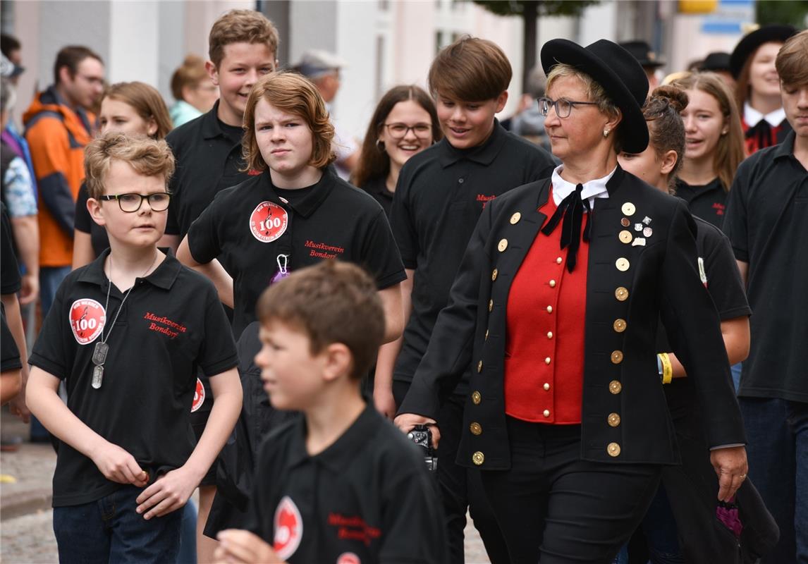 Bondorf, Jubiläum Musikverein, GB-Foto: Vecsey