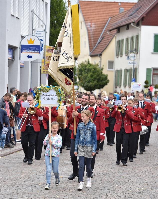 Bondorf, Jubiläum Musikverein, GB-Foto: Vecsey