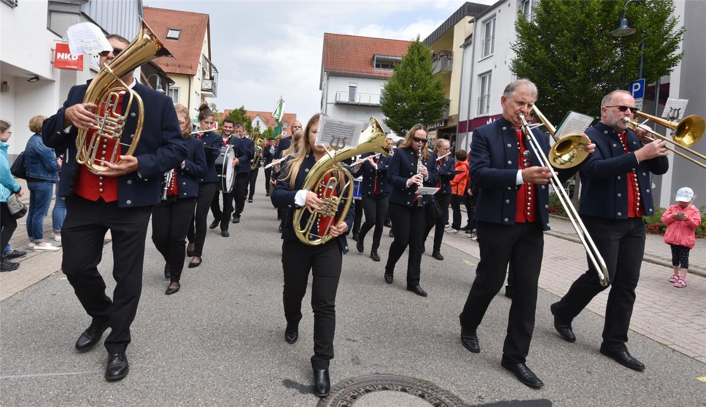 Bondorf, Jubiläum Musikverein, GB-Foto: Vecsey