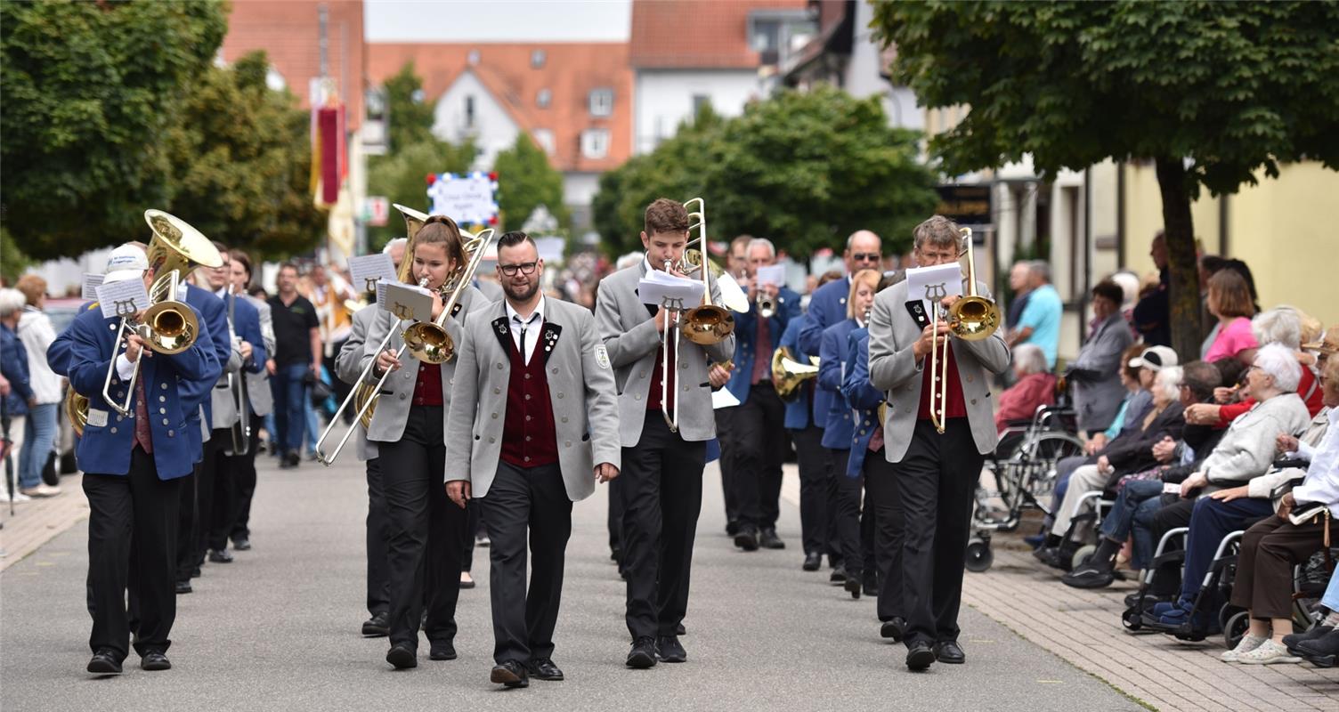 Bondorf, Jubiläum Musikverein, GB-Foto: Vecsey