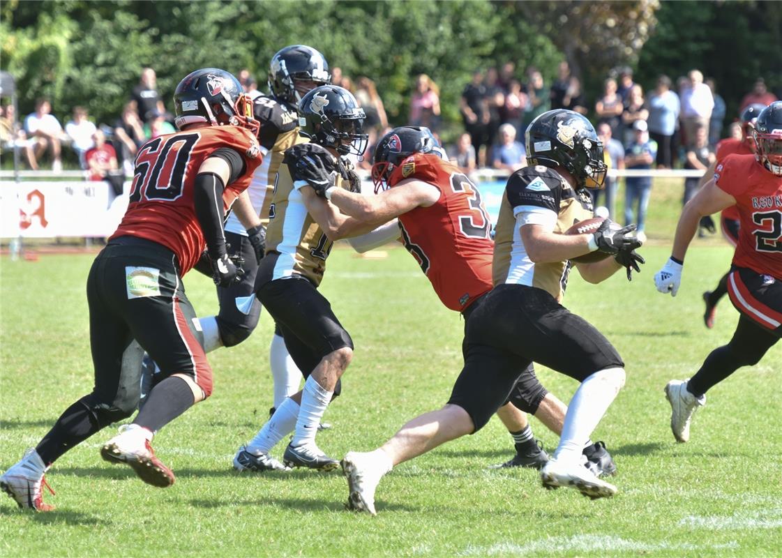 Bondorf, Sportplatz, American Football, Landesliga, Bondorf Bulls - Red Knights ...