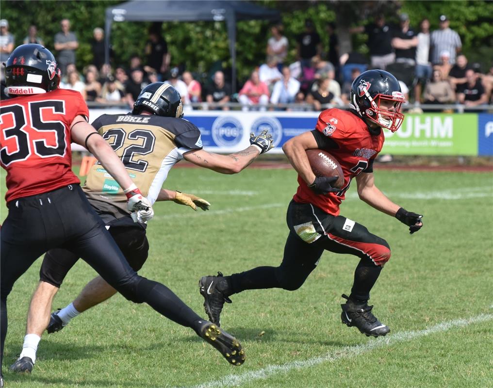 Bondorf, Sportplatz, American Football, Landesliga, Bondorf Bulls - Red Knights ...