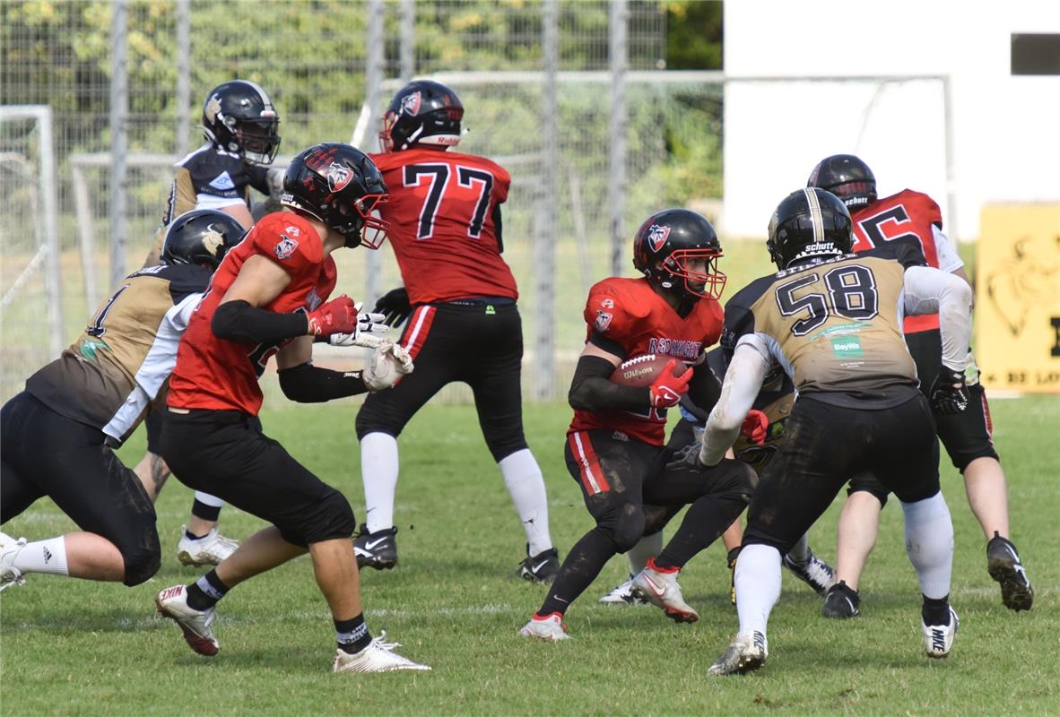 Bondorf, Sportplatz, American Football, Landesliga, Bondorf Bulls - Red Knights ...