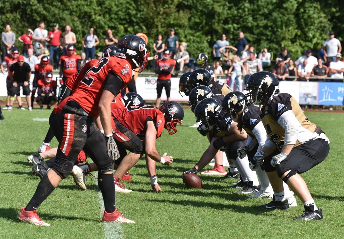 Bondorf, Sportplatz, American Football, Landesliga, Bondorf Bulls - Red Knights ...