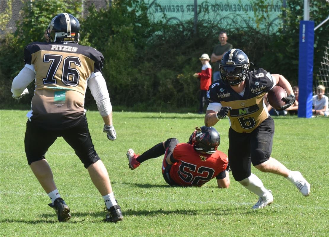 Bondorf, Sportplatz, American Football, Landesliga, Bondorf Bulls - Red Knights ...