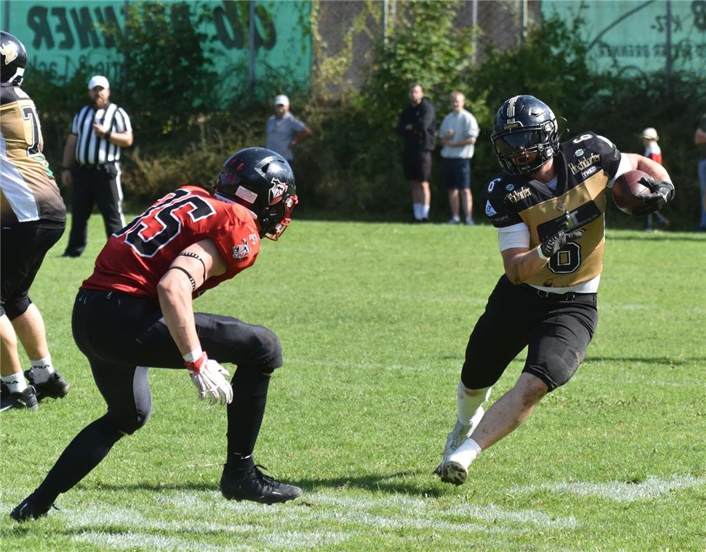 Bondorf, Sportplatz, American Football, Landesliga, Bondorf Bulls - Red Knights ...