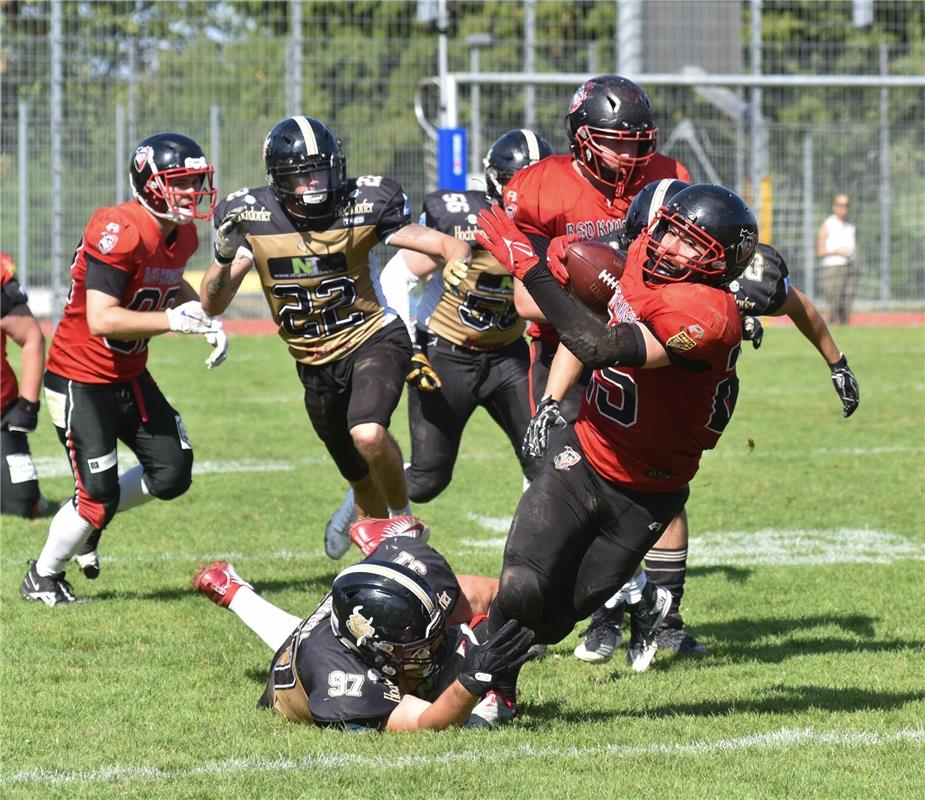 Bondorf, Sportplatz, American Football, Landesliga, Bondorf Bulls - Red Knights ...