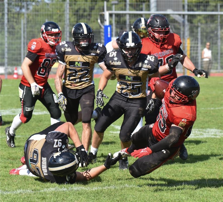 Bondorf, Sportplatz, American Football, Landesliga, Bondorf Bulls - Red Knights ...