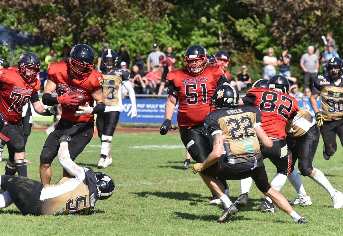 Bondorf, Sportplatz, American Football, Landesliga, Bondorf Bulls - Red Knights ...