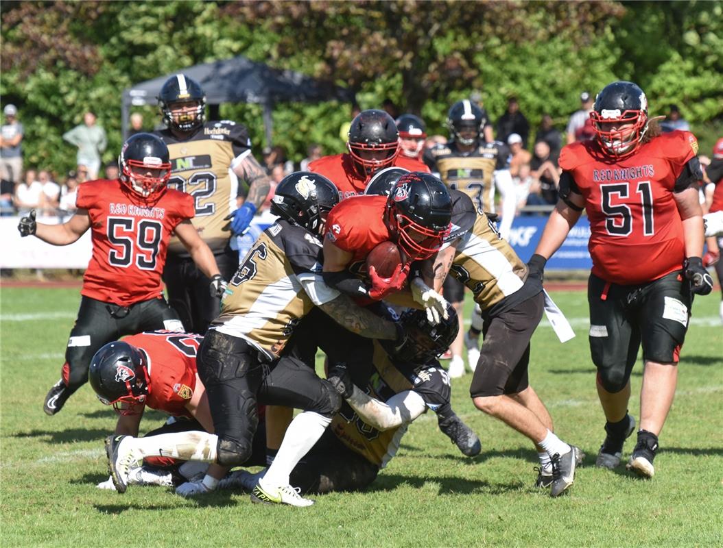 Bondorf, Sportplatz, American Football, Landesliga, Bondorf Bulls - Red Knights ...