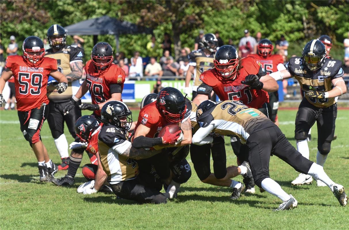 Bondorf, Sportplatz, American Football, Landesliga, Bondorf Bulls - Red Knights ...