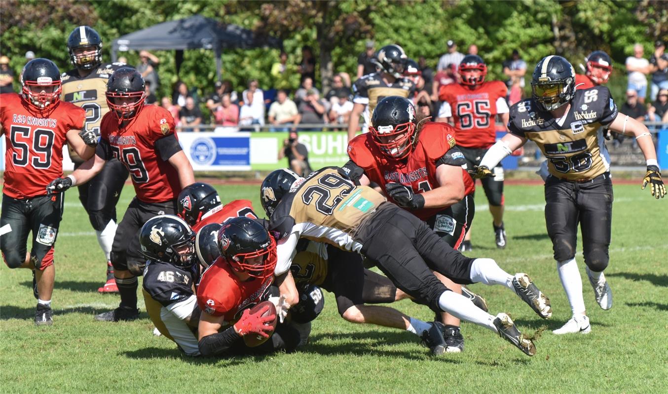 Bondorf, Sportplatz, American Football, Landesliga, Bondorf Bulls - Red Knights ...