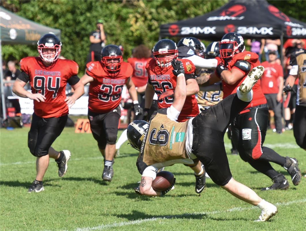 Bondorf, Sportplatz, American Football, Landesliga, Bondorf Bulls - Red Knights ...