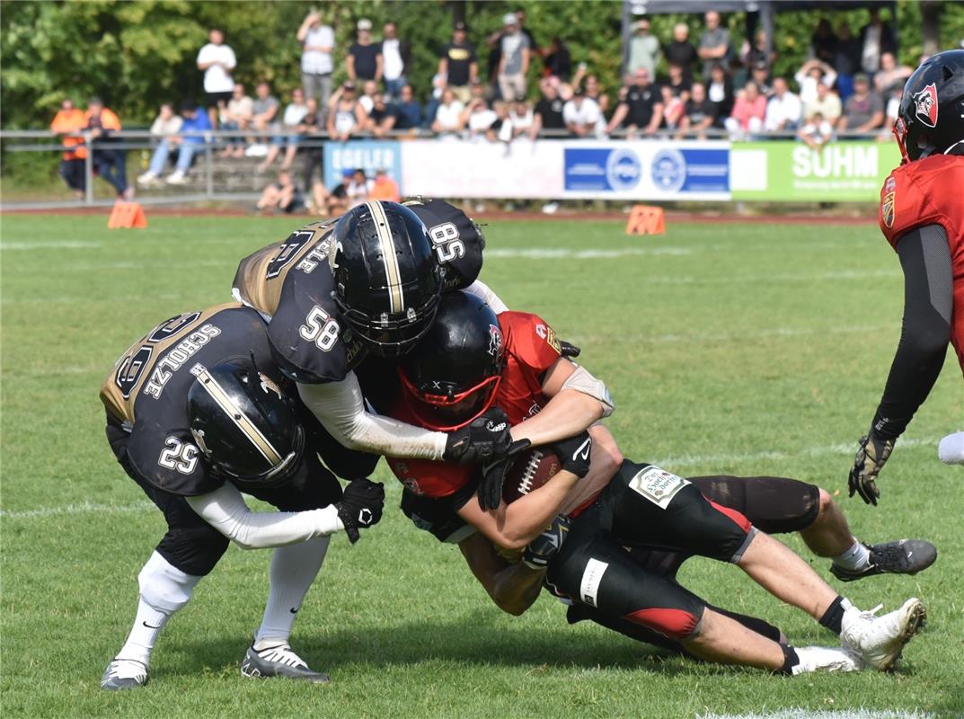 Bondorf, Sportplatz, American Football, Landesliga, Bondorf Bulls - Red Knights ...