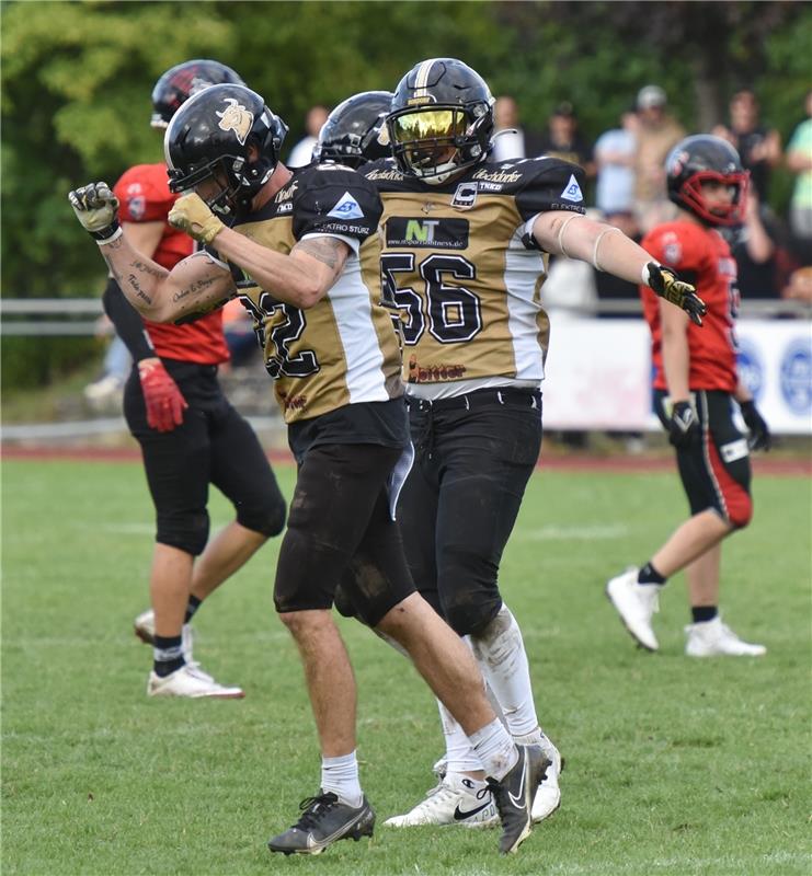 Bondorf, Sportplatz, American Football, Landesliga, Bondorf Bulls - Red Knights ...