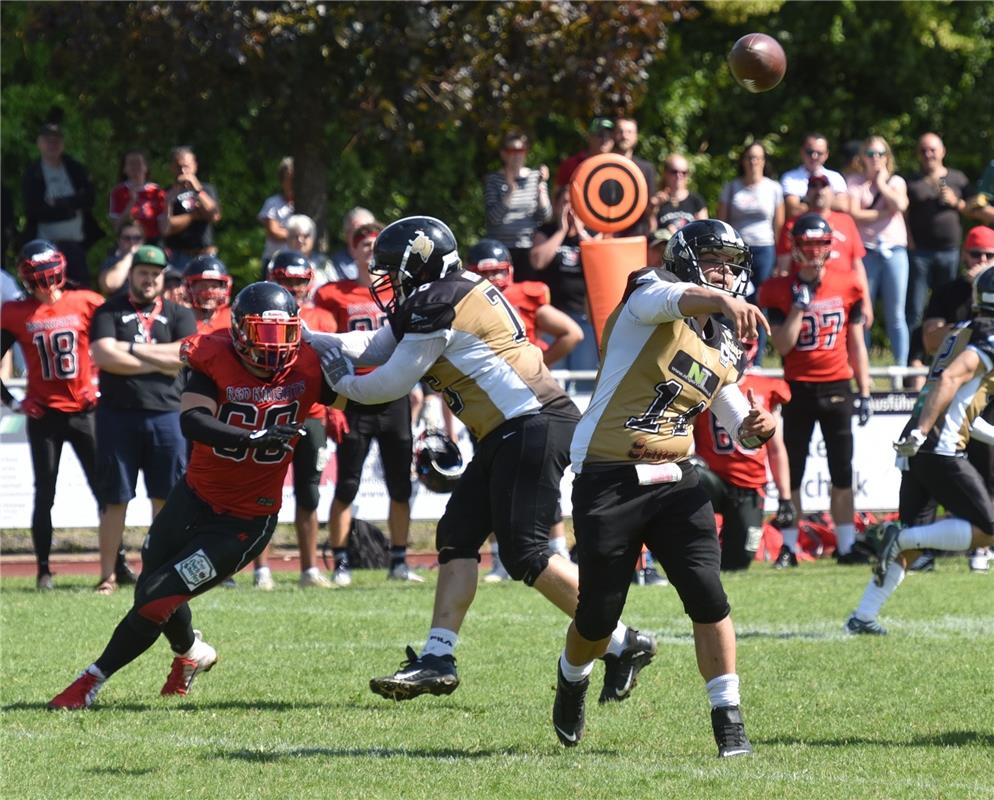 Bondorf, Sportplatz, American Football, Landesliga, Bondorf Bulls - Red Knights ...