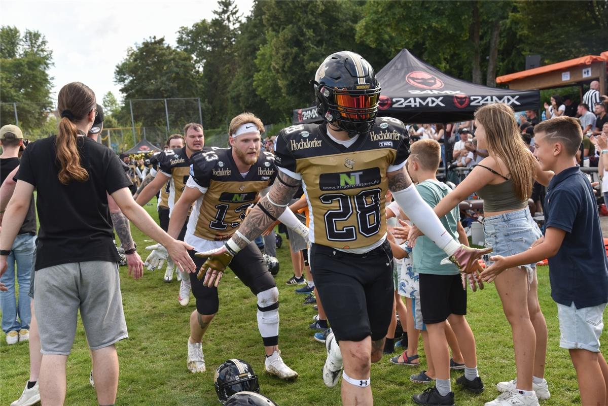 Bondorf, Sportplatz, American Football, Landesliga, Bondorf Bulls - Red Knights ...