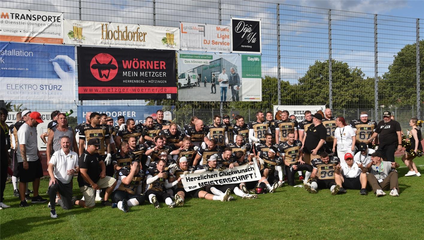 Bondorf, Sportplatz, American Football, Landesliga, Bondorf Bulls - Red Knights ...