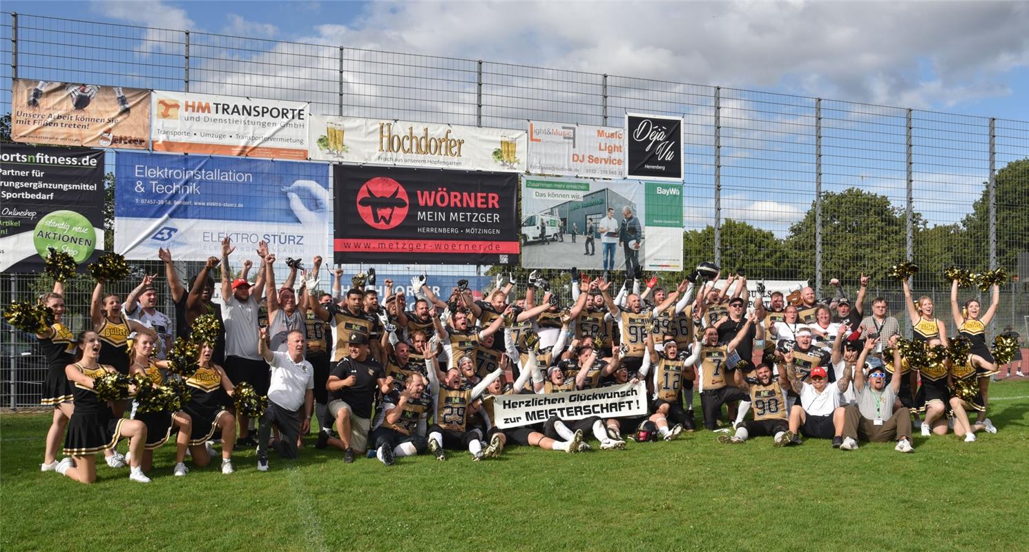 Bondorf, Sportplatz, American Football, Landesliga, Bondorf Bulls - Red Knights ...