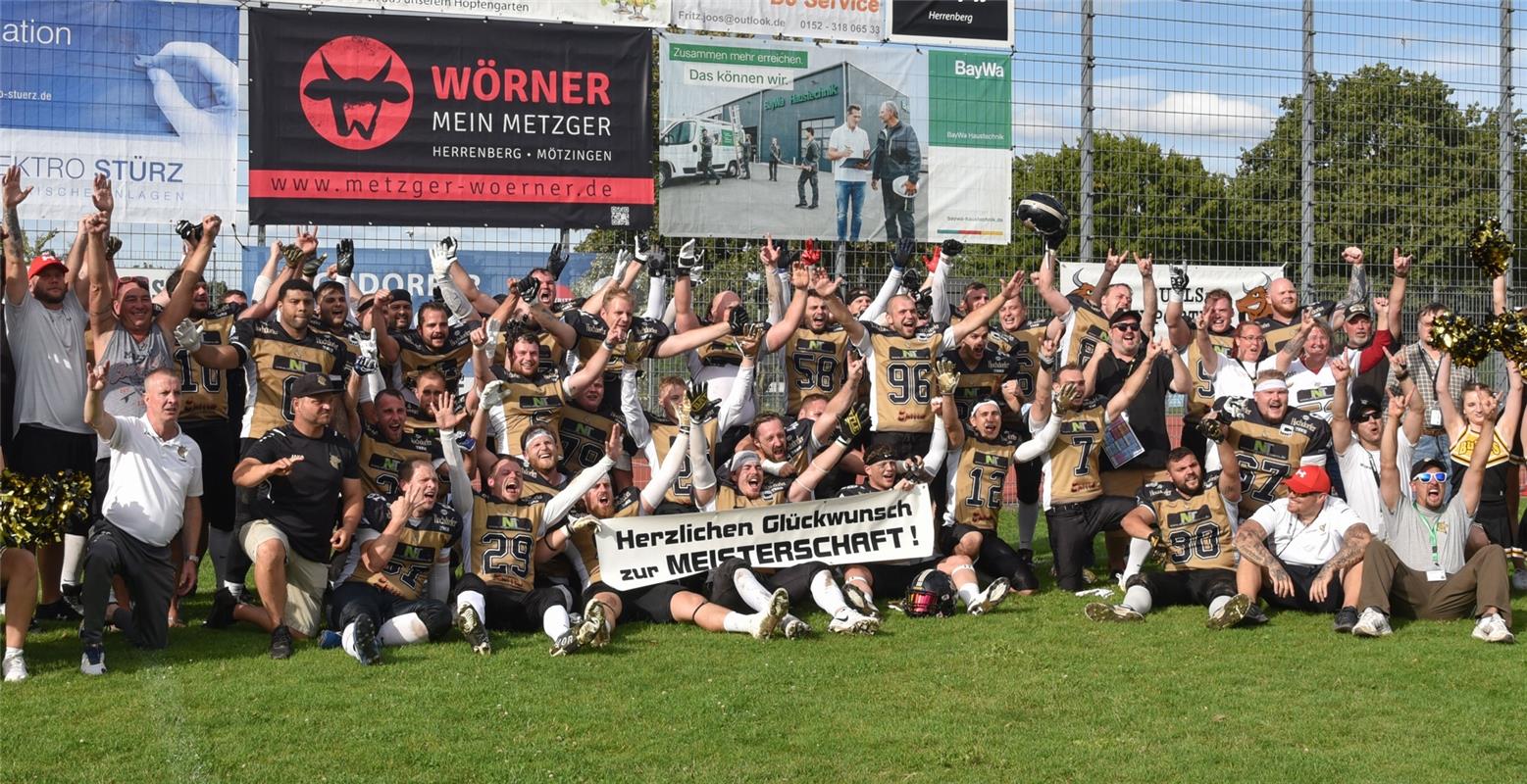 Bondorf, Sportplatz, American Football, Landesliga, Bondorf Bulls - Red Knights ...