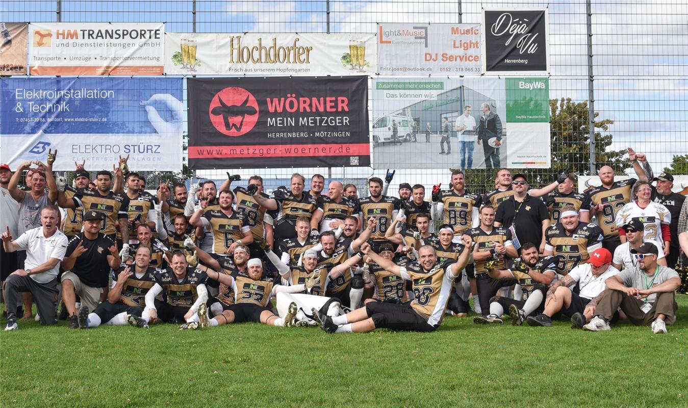 Bondorf, Sportplatz, American Football, Landesliga, Bondorf Bulls - Red Knights ...