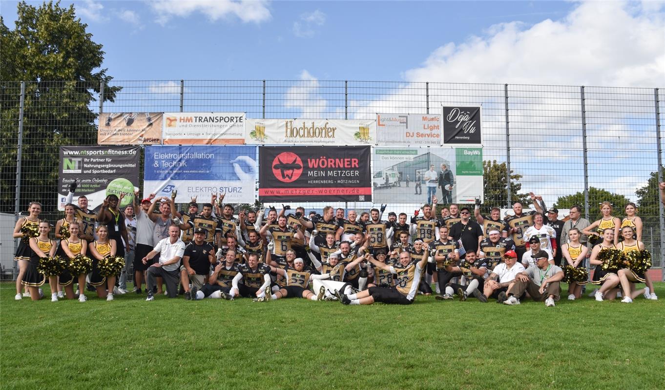 Bondorf, Sportplatz, American Football, Landesliga, Bondorf Bulls - Red Knights ...