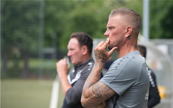 Bondorfs Trainer Sven Keck konnte in Steinenbronn nur eine Halbzeit lang mit dem Spiel seiner Mannschaft einverstanden sein. GB-Foto: Schmidt