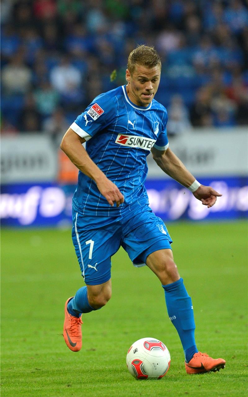 Boris Vukcevic hat sein Lachen wieder Boris Vukcevic wenige Tagevor seinem Unfall im Spielder TSG 1899 Hoffenheimgegen Hannover 96GB-Foto (Archiv): Eibner