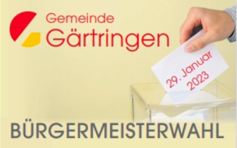 Bürgermeisterwahl am 29. Januar in Gärtringen