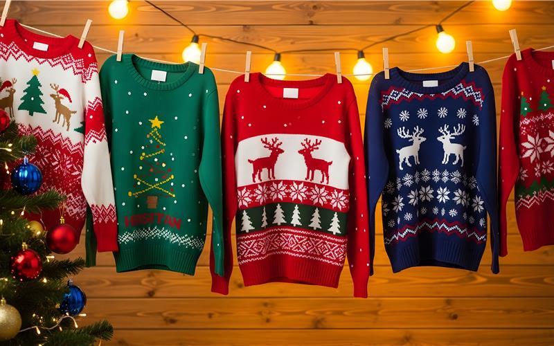 Bunt, schrill und weihnachtlich: Bei Pullovern ist in der Adventszeit alles erlaubt. GB-Foto: Graphic - Stock Adobe