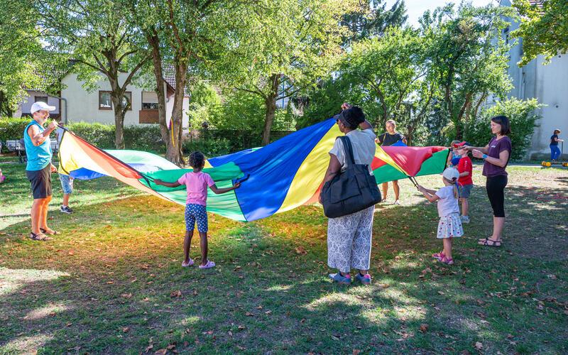 Buntes Programm: Beim ersten Gültsteiner Kinderfest ist Abwechslung angesagt.GB-Foto: Nüßle