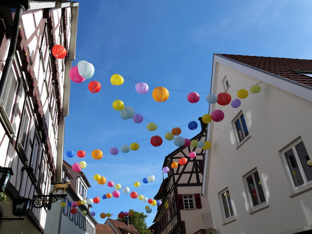Buntes am Himmel.  Von Gundula Kleinert aus Herrenberg.
