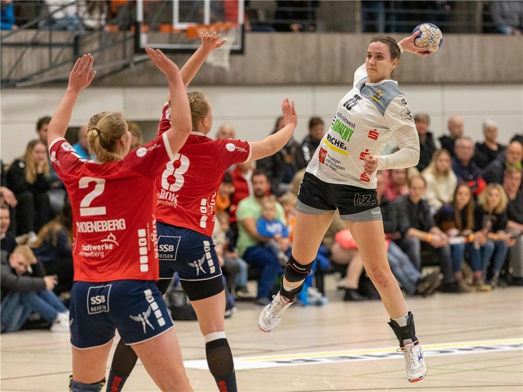 Caren Hammer (VfL Waiblingen #15) / VfL Waiblingen Tigers - SG H2Ku Herrenberg K...