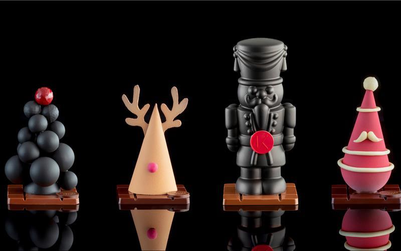 Chocolatier Kevin Kugel: Schokolade als Genuss für Gaumen und Augen.GB-Foto: gb