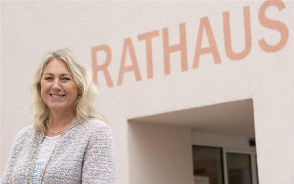 Christel Halm nach ihrer Wiederwahl 2022 GB-Foto (Archiv): Schmidt