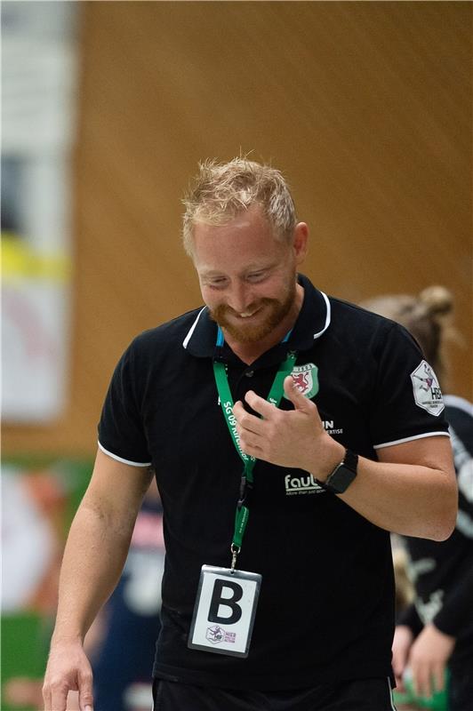 Christian Denk (SG 09 Kirchhof #Chef-Trainer),  SG H2Ku Herrenberg vs. SG 09 Kir...