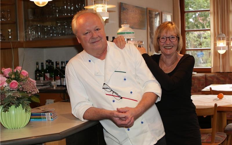 In der Wiege lag die Berufung zum Koch Christof und Brigitte Walther: „Konservatives Kochen wie in Großmutters Küche“ GB-Foto: Bäuerle