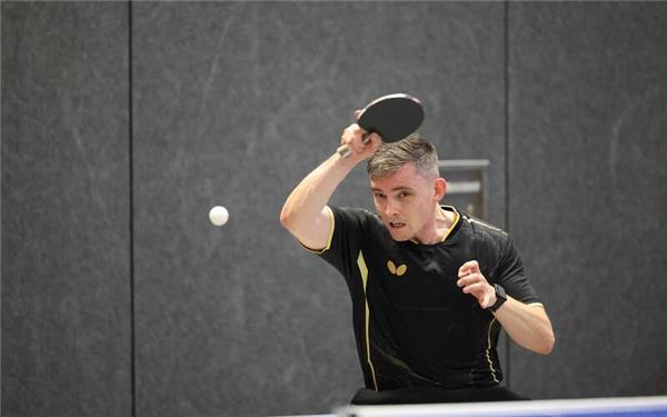 Damir Stefanac bewies Nervenstärke im fünften Satz. GB-Foto: Holzapfel