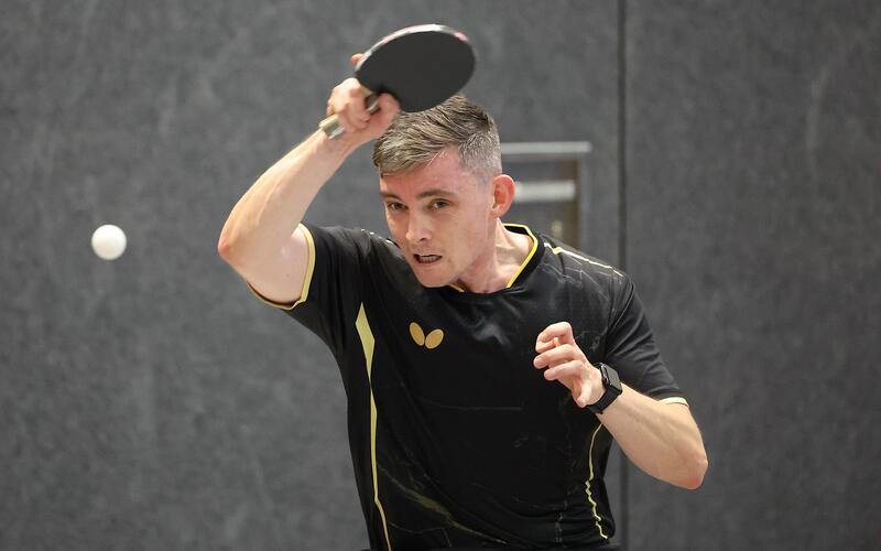 Damir Stefanac bewies Nervenstärke im fünften Satz. GB-Foto: Holzapfel