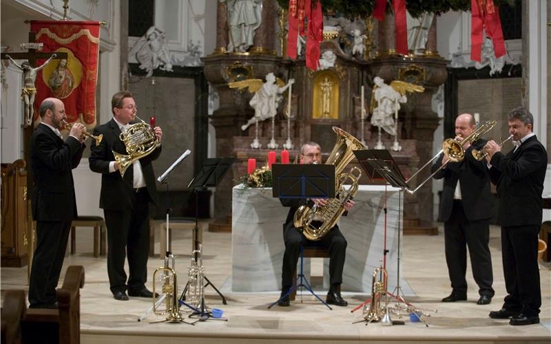 Das Baden-Württembergische Blechbläser-Quintett kommt in die Gärtringer St.-Veit-Kirche. GB-Foto: gb