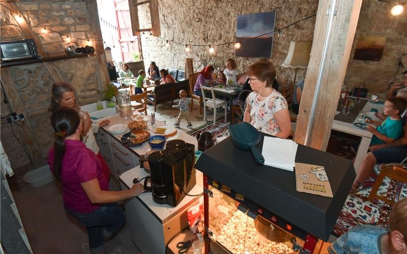 Das Bürgercafé im Alten Steinhaus hat nun geöffnet – bislang ausschließlich im Sommer an zwei Tagen pro Woche. GB-Foto: Vecsey