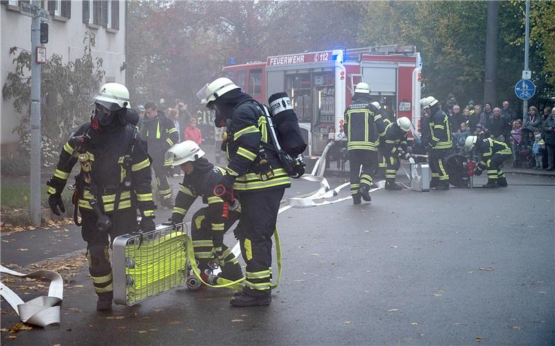 Das Einsatzgeld für die Bondorfer Feuerwehrleute, hier bei ihrer diesjährigen Hauptübung, erhöht sich. GB-Foto (Archiv): Schmidt