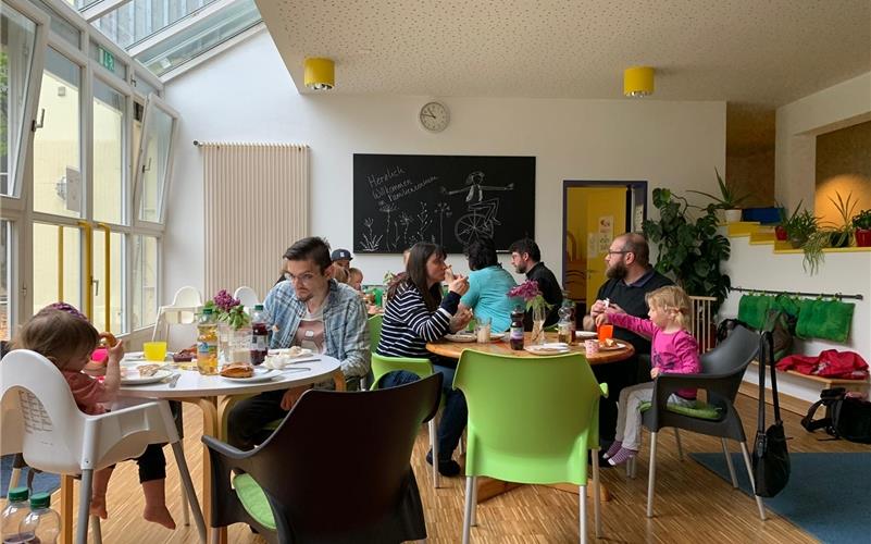 Das Familienzentrum versteht sich als ein Treffpunkt, der Familien die Möglichkeit gibt, sich auszutauschen und gegenseitig zu unterstützen. GB-Foto: gb