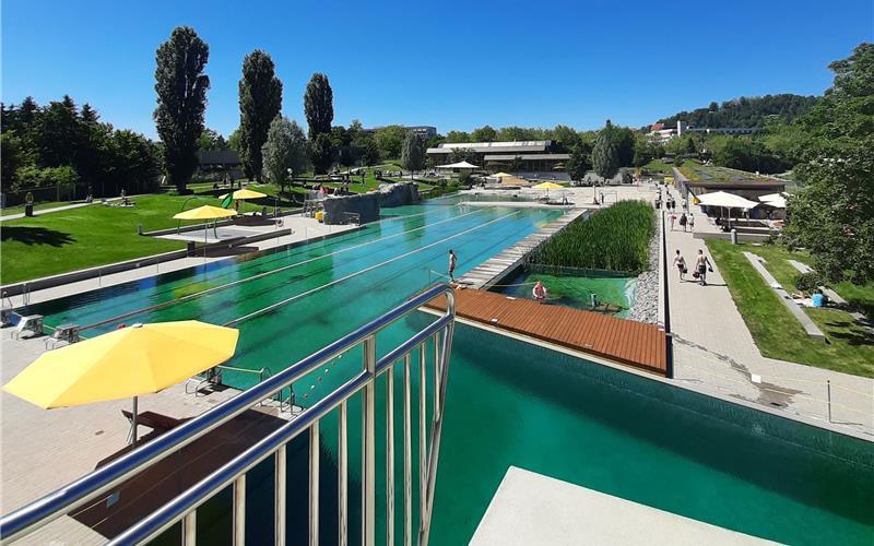 Das Herrenberger Naturbad.GB-Foto: gb