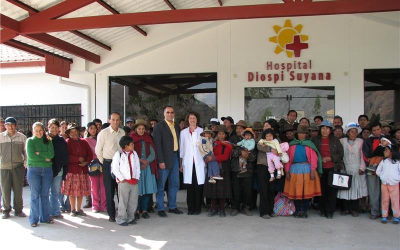Das Hospital Diospi Suyana ermöglicht in den Anden der indigenen Bevölkerung eine medizinische Versorgung. GB-Foto: Diospi Suyana