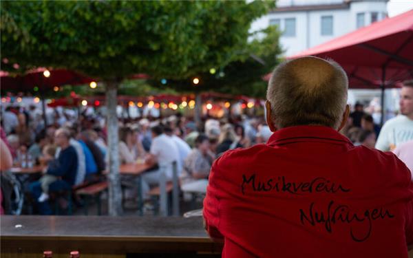 Das Marktplatzfest des MV Nufringen erwies sich als voller Erfolg. GB-Fotos: Schmidt