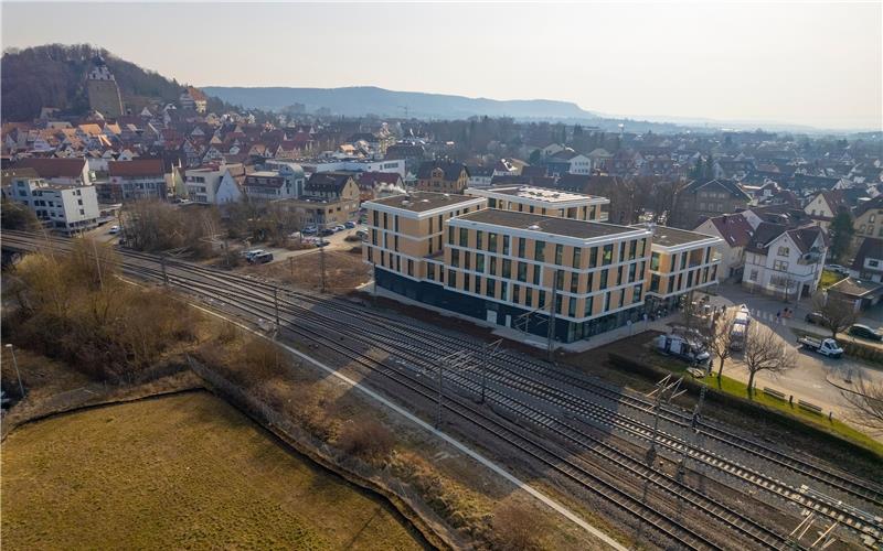 Schnelle Reaktion auf dem Markt Das Marquardt‘s in Herrenberg.GB-Foto: gb