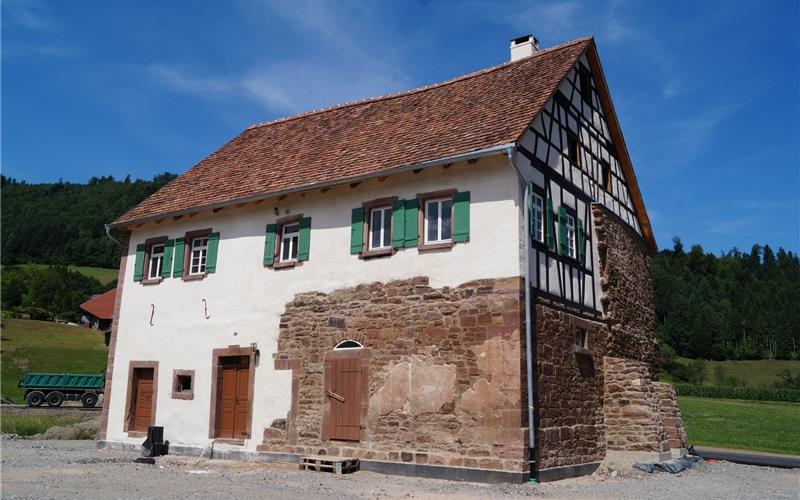 „Gäubote“-Familientour: Im Vogtsbauernhof den Schwarzwald erleben, wie er früher war Das Schlössle aus dem Wildberger Stadtteil Effringen ist in Gutach neu auferstanden GB-Foto: gb