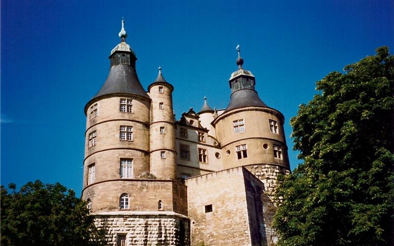 Das Schloss in Mömpelgard, dem heutigen Montbéliard.GB-Foto (Archiv): Pfaus-Schiller